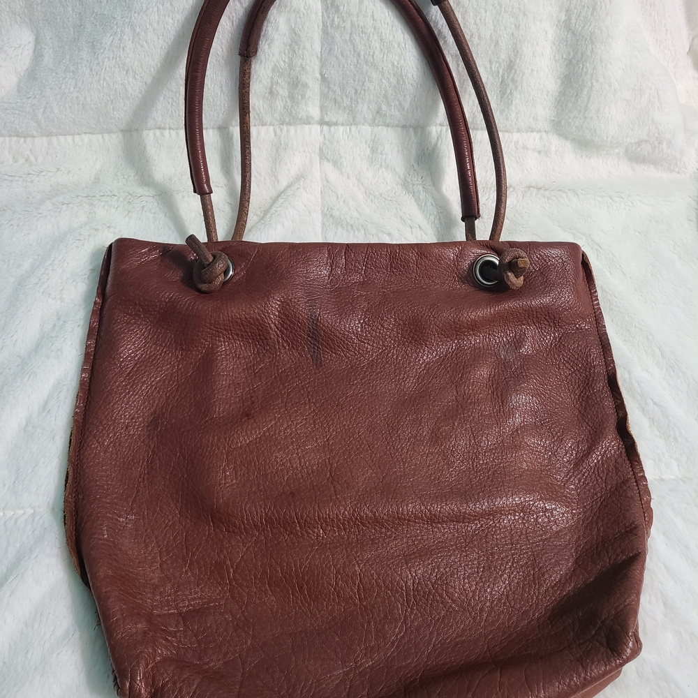 Dean Chic Brown Leather Shoulder Bag